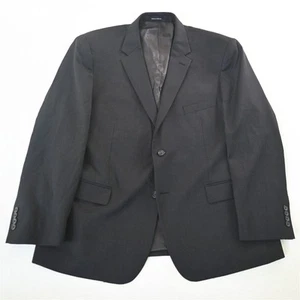 Pronto Uomo 48R Charcoal Gray 100% Wool Mens Blazer Suit Jacket Sport Coat - Picture 1 of 12