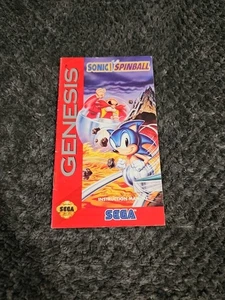 Sonic Spinball Hedgeog Sega Genesis nur Bedienungsanleitung - Bild 1 von 2