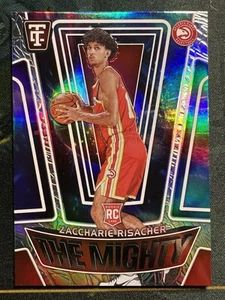 2024-25 Totally Certified - Zaccharie Risacher #9 Hawks Rookie The Mighty Holo - Picture 1 of 2