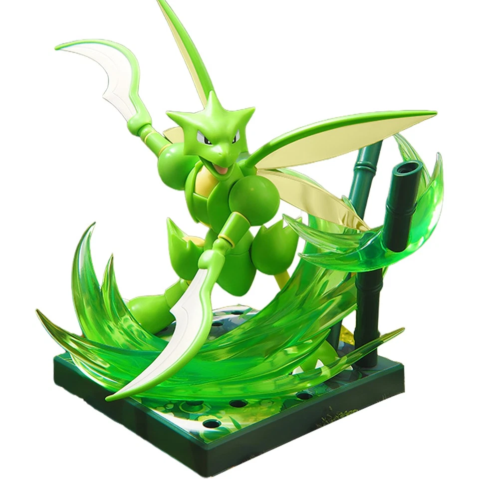 HIPLAY Blokees Pokémon Classic Ed. L-Scyther&Snorlax&Lucario&Cinderace Model Kit - Image 1 of 4