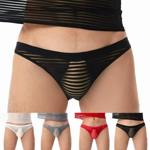 Sexy Men's Underwear Breathable Slip Panties in Soft Ultra Thin Fabric - Picture 1 of 14
