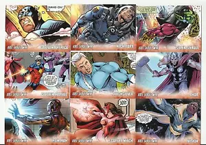 Marvel Avengers Kree-Skrull War 2011 9 tarjetas ""juego de personajes""! GORRA, IRON MAN, ETC. - Imagen 1 de 1