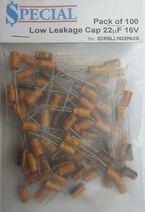 Low Leakage Capacitor 22uF 16V Pack of 100 Electronics - Bild 1 von 1