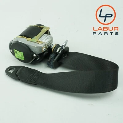 Cinto de segurança R170 Mercedes 99-04 SLK classe dianteiro direito passageiro lateral preto B590 - Imagem 1 de 4