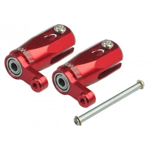 Microheli Aluminium Hauptklingengriff mit Stahlschaft (rot) - T-Rex 150 DFC/150 X - Bild 1 von 1