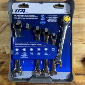TEQ Correct Pro By GearWrench 85591A 5Pc Metric Universal Ratcheting Wrench Set - Picture 1 of 17