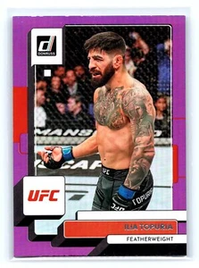 2023 Panini Donruss UFC #72 Ilia Topuria Viola Peso Piuma - - Foto 1 di 2