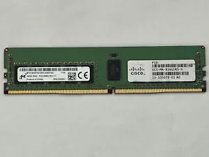MICRON 16GB PC4-2666V DDR4 2666MHz ECC Registered SERVER RAM MTA18ASF2G72PZ - Picture 1 of 6