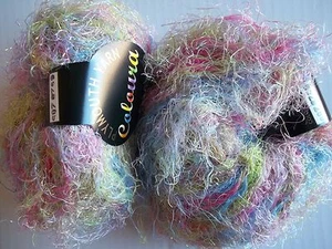 Plymouth Yarn Coloura Italian Collection Luxusgarn, Glitzerpastelltöne, 2 Stück - Bild 1 von 3