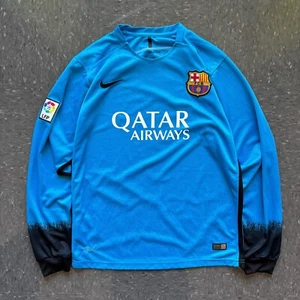 NIKE SUAREZ FC BARCELONA UEFA CHAMPIONS LEAGUE MATCH THIRD JERSEY 2015/16 - Picture 1 of 7