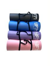 Yoga Mat 15mm Thick Exercise Mat Gym Workout Fitness Pilates Home Non Slip NBR