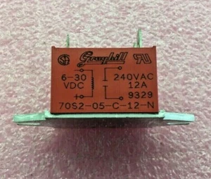 70S2-05-C-12-N, GRAYHILL, Relay SSR 17mA 30V DC-IN 12A 280V AC-OUT 4-Pin - Picture 1 of 3