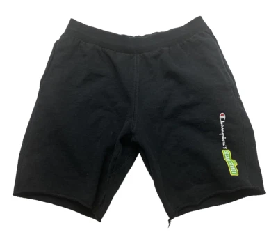 Vintage Champion X Sesame Street reverse weave black shorts size XL Collab - Image 1 of 4