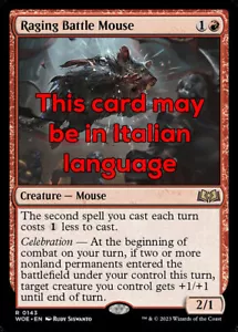 MTG RAGING BATTLE MOUSE EXC - TOPO DA BATTAGLIA FURIOSO 143 - WOE - MAGIC - Bild 1 von 1