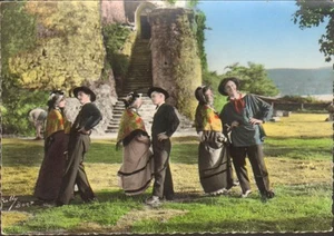 19 BORT CARTE POSTALE DANSE FOLKLORIQUE LE MENUET - Picture 1 of 1