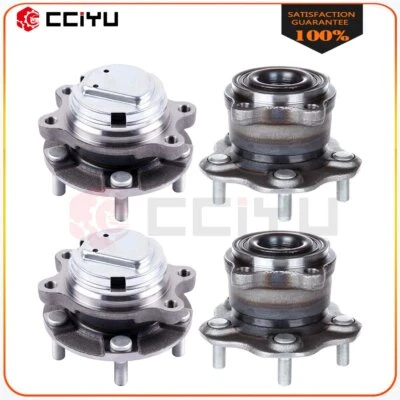 2 Front + 2 Rear Wheel Hub Bearing Left & Right Side For Infiniti G25 2011-2012 Foto 1 de 4