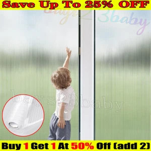 5M/Roll Bubble Free·Frosted Window Film·Self-Adhesive Etched Privacy Glass Vinyl - Picture 1 of 55
