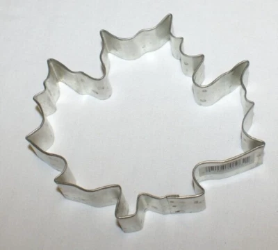 X Cortador de galletas de hoja de arce grande hojas de otoño Halloween otoño acción de gracias 5" Foto 1 de 2