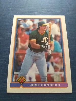 1991 Bowman Baseball Jose Canseco Silver Slugger #372 Factory Set Break - Image 1 of 2