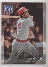 2019 Topps 150 Years of Professional Baseball 150th Anniversary Jim Rice HOF