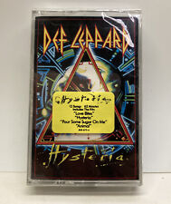 Vintage NOS 1987 Cassette Tape Def Leppard Hysteria New Sealed
