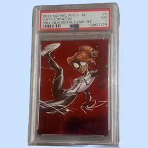 2022 Marvel Metal Universe PMG Red Anya Corazon PSA 7 #5 49/100 - Picture 1 of 3