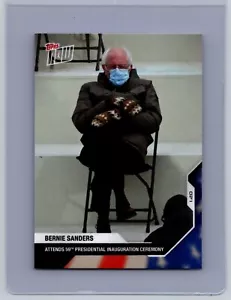 2021 Topps Now #21 Bernie Sanders NM - Picture 1 of 2