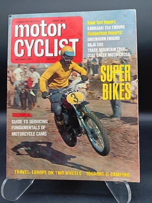 MOTOCICLISTA OCT 71 Kaw 250 F8 Coal Creek MX Kaw y H-D Anuncios Plegables Nuevos Pentones Foto 1 de 4