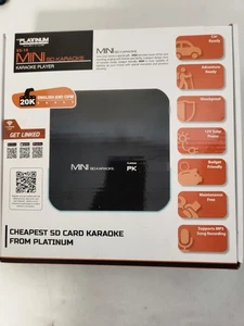 Platinum KS10 Mini SD Karaoke Machine with 20K OPM and English Songs - Picture 1 of 3