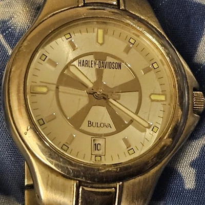 BULOVA HARLEY DAVIDSON WATCH - Stainless Steel, 50 Meter Water Resistant - 2002 - Image 1 of 4
