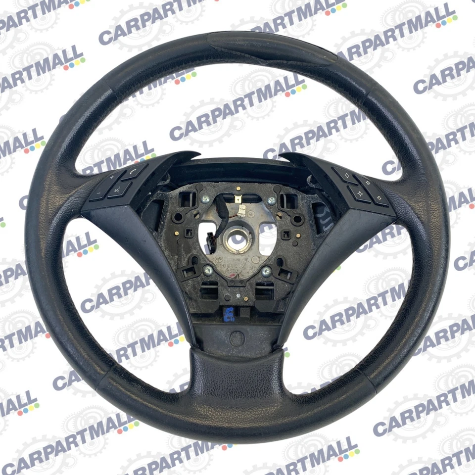 2006 2007 BMW 525i Driver Steering Wheel w/ Controls Switch Assembly OEM Foto 1 de 4