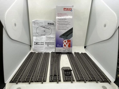 PIKO HO Scale A-Track Expansion Pack Set B pack of 8 #55311 - Image 1 of 4