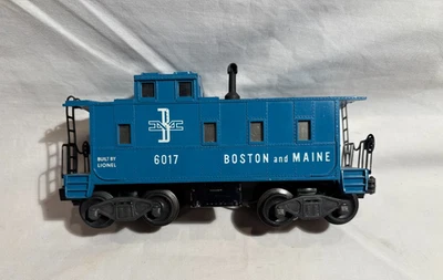 Lionel #6017 Boston y Maine Caboose con chimenea - Excelente Foto 1 de 4