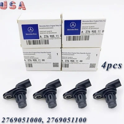 OEM For Mercedes-Benz 4PACK Engine Intake & Exhaust Camshaft Position Sensors US Foto 1 de 4