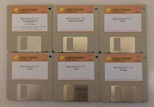 Amiga OS Workbench 3.1 Disk Set - Working VGC - Zdjęcie 1 z 9