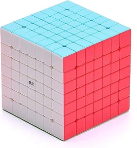 LiangCuber QY Toys 7x7 Speed Cube Stickerless Qixing S 7x7x7 Color Magic - Picture 1 of 7
