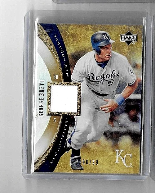 CAMISETA USADA GEORGE BRETT 2005 UD ARTEFACTOS MLB ARTEFACTOS RFG JUEGO #96/99 Foto 1 de 1