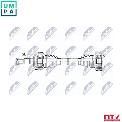 DRIVE SHAFT NPW-PS-003 FOR PORSCHE M 96.20 2.5L M96.23/22 2.7L 6cyl BOXSTER - Image 1 of 4