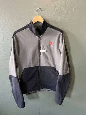 Pearl Izumi Mens Gray Long Sleeve Full Zip Cycling Jacket Mock Neck Size Large - Image 1 of 3