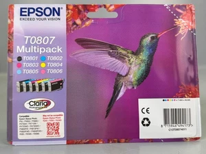 Original Epson C13T08074011 Multipack T0807 Stylus Photo 360 RX560 R585 - K10-EP - Afbeelding 1 van 4