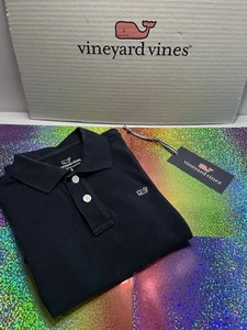 Vineyard Vines Boys Navy Blue Polo Shirt / SS-Size 5-Bin62 - Picture 1 of 9