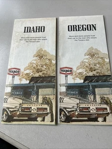 Vintage Road Map Texaco Oregon Idaho 1972 (1968 Shelby Cover) - Picture 1 of 3