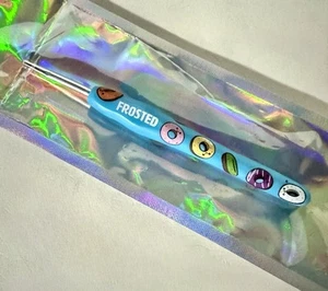 The Woobles Mystery Donut FROSTED 4.0 Crochet Hook Limited Edition Super RARE - Picture 1 of 3