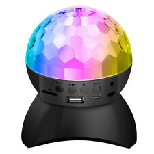 Bluetooth Speaker Disco Ball Light RGB Colour Stage Party Lamp Sound Activated