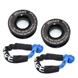 Anillo de recuperación de alta resistencia con bloque de arrebato polea cabrestante cuerda grillete suave 66000 lb - Imagen 1 de 9