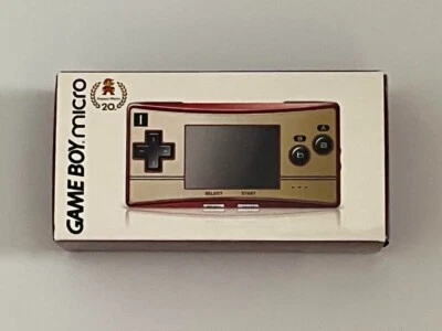 Nintendo Game Boy Micro 20th Anniversary Famicom Version Unused Sealed Rare GBA - Image 1 of 4