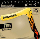 Bumerang Boomerang Fan Fire, klassisches Holz Einsteigermodell mit cooler Optik