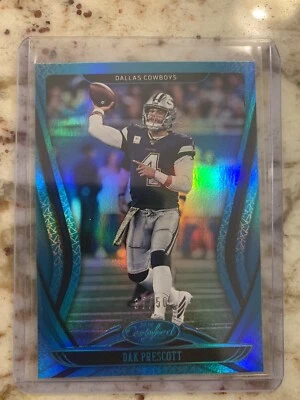 2020 PANINI CERTIFIED DAK PRESCOTT 37/50 TEAL SEAL OF APPROVAL ~ COWBOYS - Image 1 of 2
