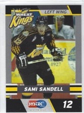 2004-05 Brandon Wheat Kings (WHL) Sami Sandell