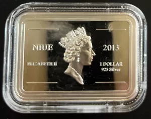 MONEDA DE NIUE 2013 1 DOLLAR PLATA - TROPICAL CORAL FISH- 925 SILVER - Bild 1 von 2